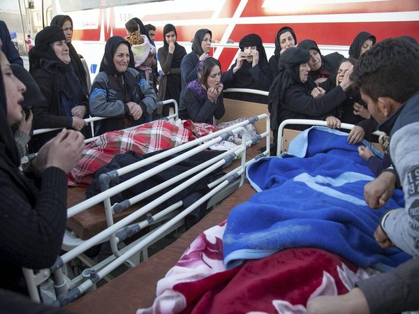 Family members of victims