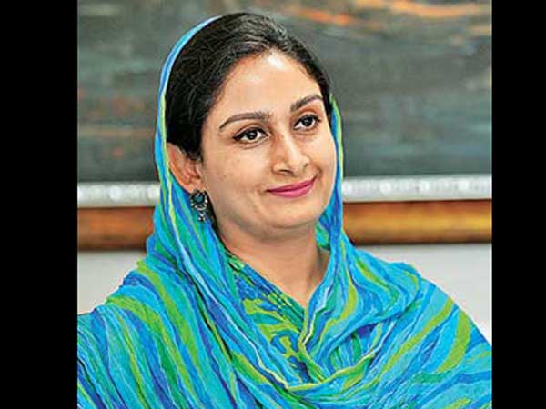 Union Minister Harsimrat Badal