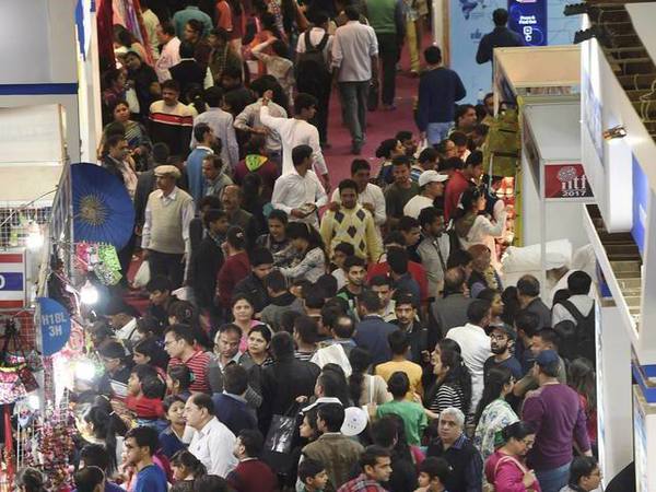 This year the scale of the fair was cut down