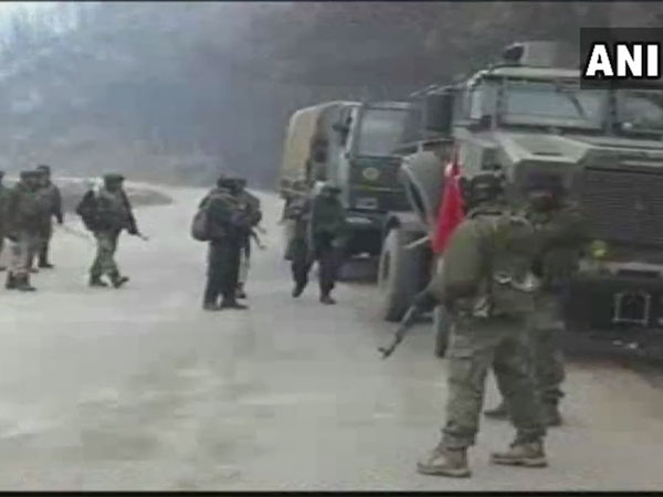 Three LeT terrorists belonging to Pakistan, gunned down by security forces in Magam area of Handwara district. Courtesy: ANI news Three LeT terrorists belonging to Pakistan, gunned down by security forces in Magam area of Handwara district. Courtesy: ANI news