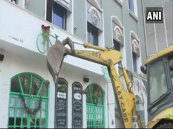 Demolition in Kamala Mills area