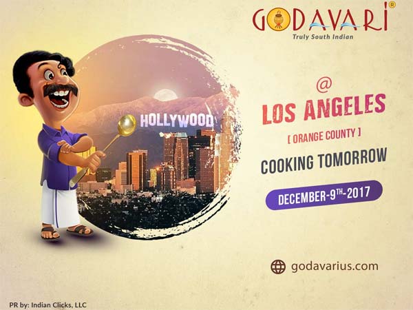"GODAVARI to FLOW in LOS ANGELES this WEEKEND" "GODAVARI to FLOW in LOS ANGELES this WEEKEND"