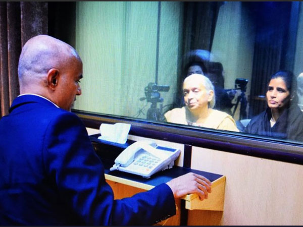 Kulbhushan Jadhav meets mother,wife in Pak Foreign Affairs Ministry office Kulbhushan Jadhav meets mother,wife in Pak Foreign Affairs Ministry office