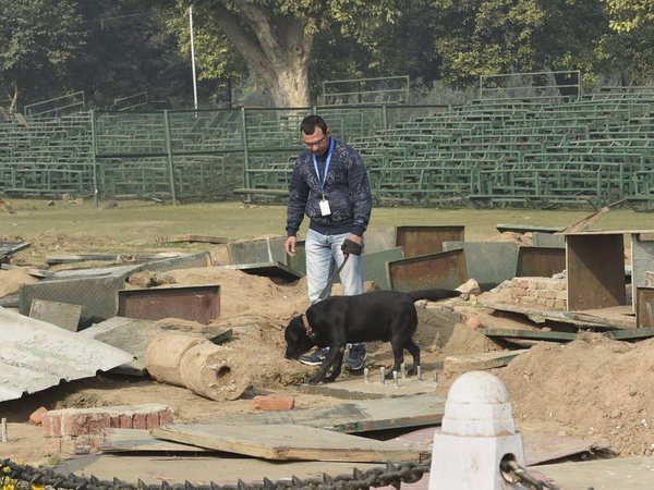 Security check at the venue