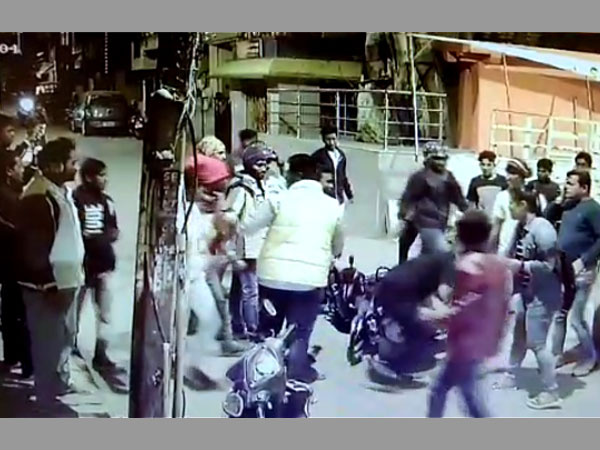 Bengaluru New Year's Eve horror caught on cam: Drunk mob assaults duo Bengaluru New Year's Eve horror caught on cam: Drunk mob assaults duo