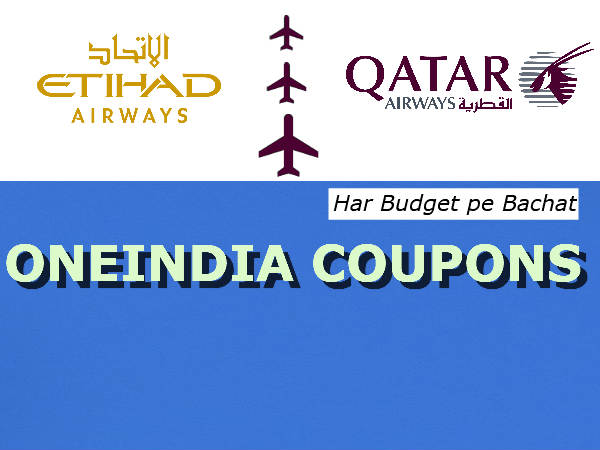 Etihad Vs Qatar Airways Flight Tickets, From Rs.30,335* Onwards Etihad Vs Qatar Airways Flight Tickets, From Rs.30,335* Onwards