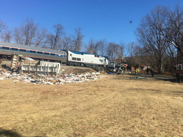 Train carrying lawmakers to GOP retreat hits truck in Virginia Train carrying lawmakers to GOP retreat hits truck in Virginia