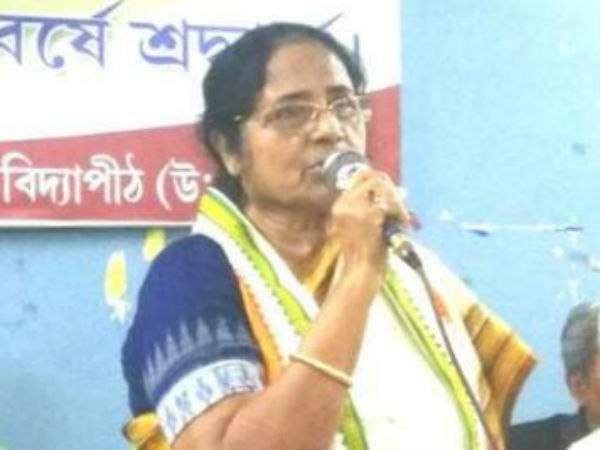 Former TMC MLA Manju Basu Former TMC MLA Manju Basu