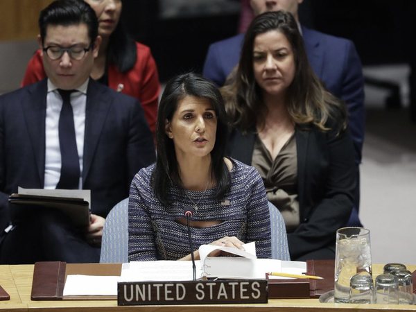 U.S. Ambassador Nikki Haley. PTI file photo U.S. Ambassador Nikki Haley. PTI file photo