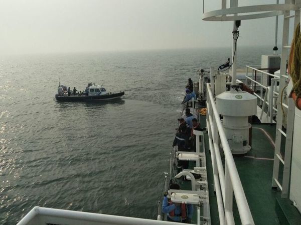 Rescue Mission 'Khoj' update. Coast Guard continue the search operation for the missing crew/pilots of ill-fated @ONGC_ Aircraft with 05 ships and 04 Aircraft. Flight Data Recorder (FDR) has been retrieved by Samudra Sevak. Courtesy: @IndiaCoastGuard Rescue Mission 'Khoj' update. Coast Guard continue the search operation for the missing crew/pilots of ill-fated @ONGC_ Aircraft with 05 ships and 04 Aircraft. Flight Data Recorder (FDR) has been retrieved by Samudra Sevak. Courtesy: @IndiaCoastGuard