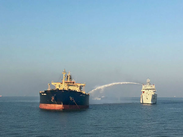 Gujarat: MT Genessa oil tanker fire completely doused Gujarat: MT Genessa oil tanker fire completely doused