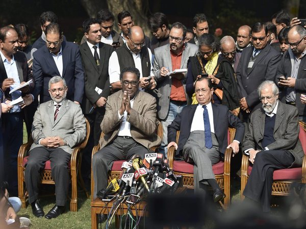 File photo of dissenting Judges addressing press conference File photo of dissenting Judges addressing press conference