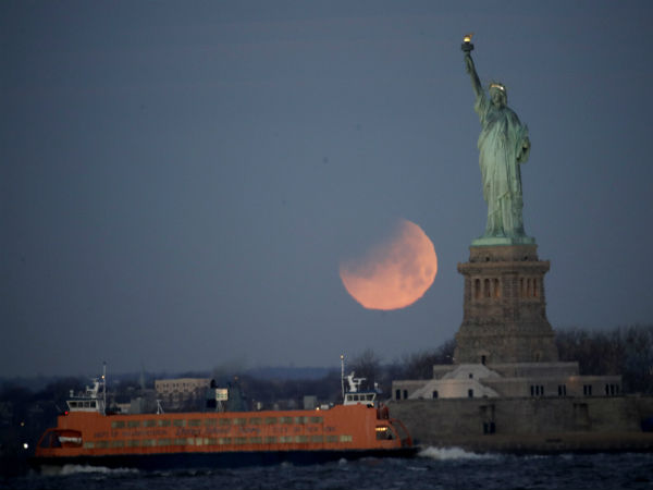 From the Statue of Liberty in New York City