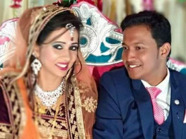 The gift package was given to the couple on their wedding reception by an unidentified person. Courtesy: ANI news The gift package was given to the couple on their wedding reception by an unidentified person. Courtesy: ANI news