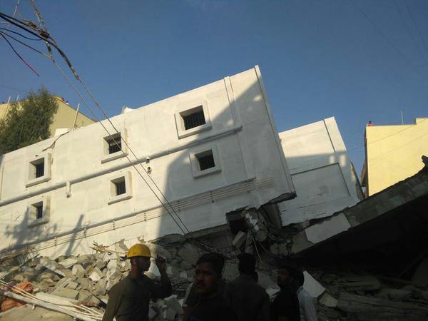 15 people feared trapped after a building collapses in Bengaluru 15 people feared trapped after a building collapses in Bengaluru