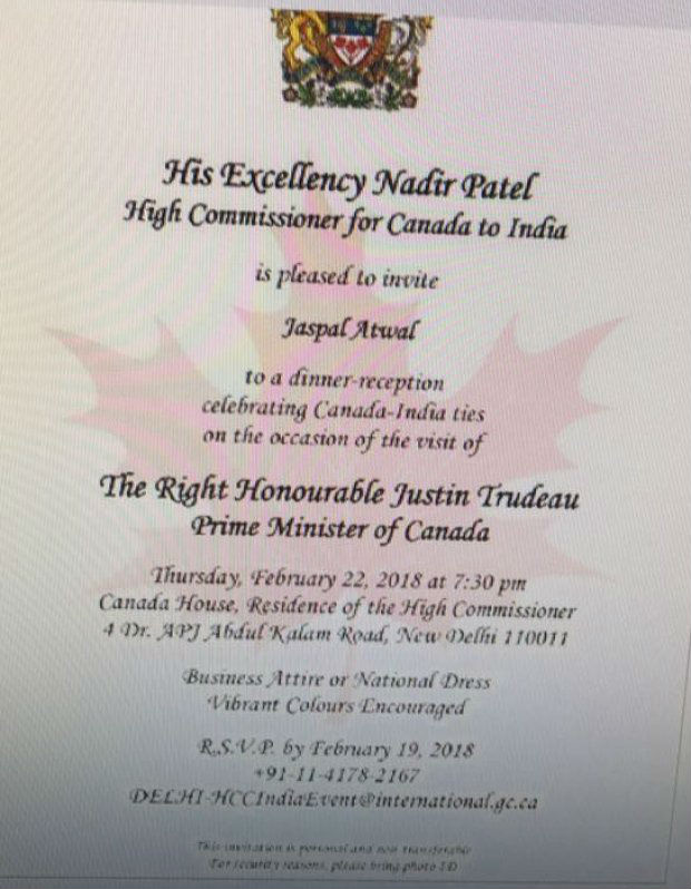 Trudeau cancels dinner with Khalistani Trudeau cancels dinner with Khalistani