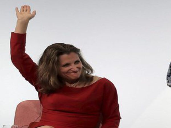 File photo of Canadian Foreign Minister Chrystia Freeland File photo of Canadian Foreign Minister Chrystia Freeland