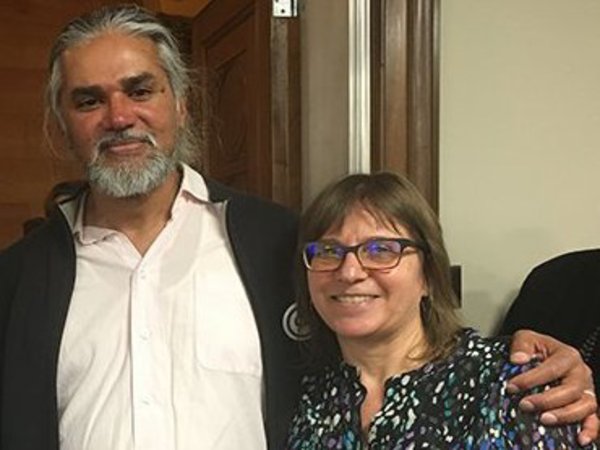 Immigrant rights advocate and His wife, attorney Amy Gottlieb Ravi Ragbir. Courtesy: @aaldef Immigrant rights advocate and His wife, attorney Amy Gottlieb Ravi Ragbir. Courtesy: @aaldef