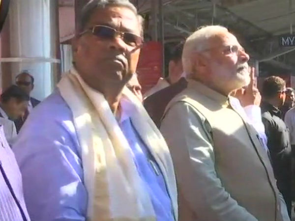 CM Siddaramaiah and Prime Minister Narendra Modi CM Siddaramaiah and Prime Minister Narendra Modi