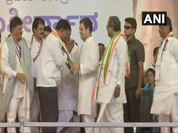 Rahul Gandhi is currently in Karnataka