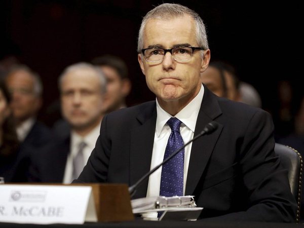 Federal Bureau of Investigation (FBI) Deputy Director Andrew McCabe. PTI file photo Federal Bureau of Investigation (FBI) Deputy Director Andrew McCabe. PTI file photo