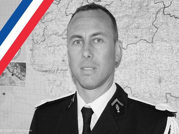 French police officer Col Arnaud Beltrame. Courtesy: @gerardcollomb French police officer Col Arnaud Beltrame. Courtesy: @gerardcollomb