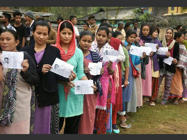 Women stand in a queue to cast their vote at a polling station during assembly election. PTI file photo Women stand in a queue to cast their vote at a polling station during assembly election. PTI file photo
