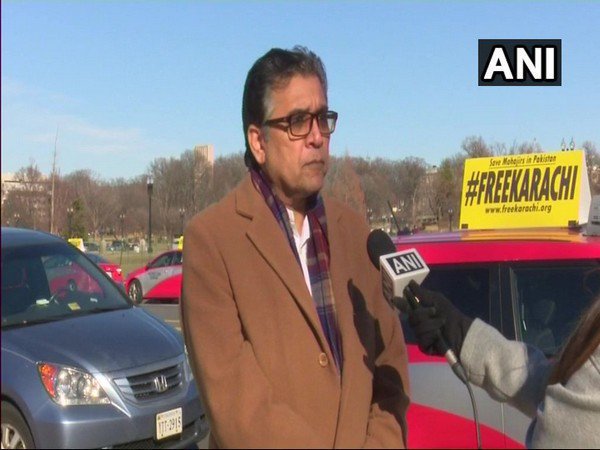 Nadeem Nusrat, a US-based Muhajir leader. Courtesy: ANI news Nadeem Nusrat, a US-based Muhajir leader. Courtesy: ANI news