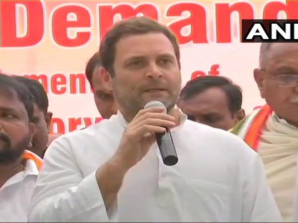 Congress party President Rahul Gandhi. Courtesy: ANI news Congress party President Rahul Gandhi. Courtesy: ANI news