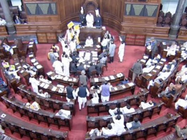 Rajya Sabha adjourned till 2pm after protests over Andhra Pradesh special category status and PNB scam. Courtesy: ANI news Rajya Sabha adjourned till 2pm after protests over Andhra Pradesh special category status and PNB scam. Courtesy: ANI news