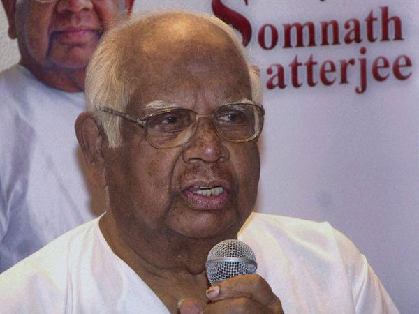 Naidu acted in a hurried manner, says Somnath Chatterjee