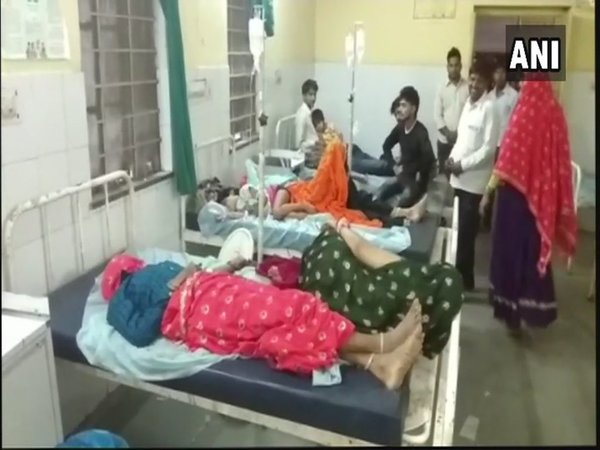 Hospitalised after consuming contaminated food (Image courtesy - ANI/Twitter) Hospitalised after consuming contaminated food (Image courtesy - ANI/Twitter)