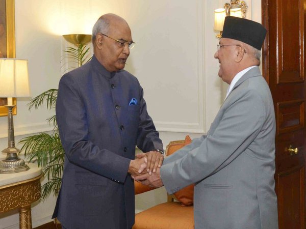 PM Oli meets President Kovind