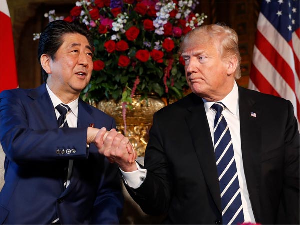 President Donald Trump and Japanese Prime Minister Shinzo Abe President Donald Trump and Japanese Prime Minister Shinzo Abe