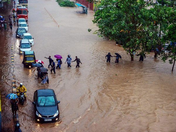 Flooded locality
