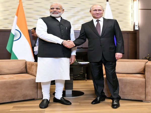 Modi and Putin after talks