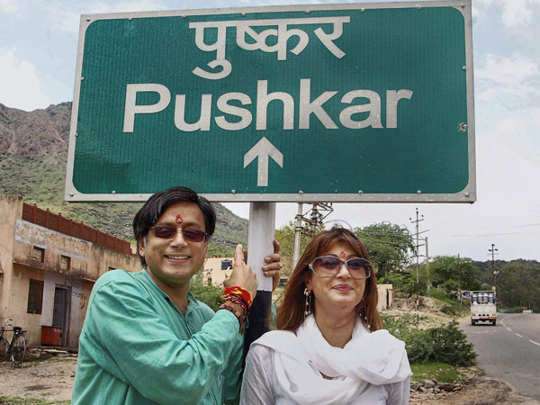 File Photo of Congress MP Shashi Tharoor with Sunanda Pushkar File Photo of Congress MP Shashi Tharoor with Sunanda Pushkar