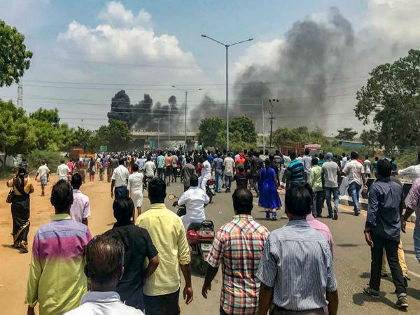 sterlite protest sterlite protest