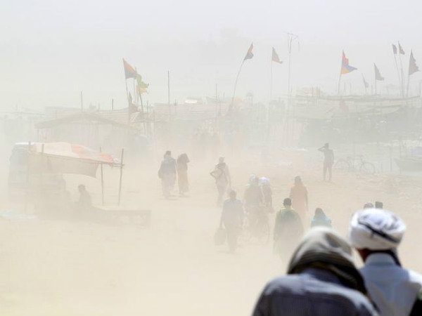 UP reeling under dust-storm, but Yogi too busy in Karnataka: Congress UP reeling under dust-storm, but Yogi too busy in Karnataka: Congress