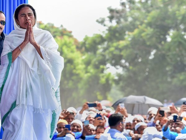 Chief Minister Mamata Banerjee greets