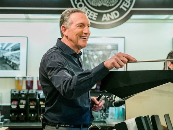Starbucks chairman Howard Schultz. Courtesy: @Starbucksnews Starbucks chairman Howard Schultz. Courtesy: @Starbucksnews
