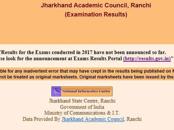 JAC Result 2018 for class 10th, 12th results on June 7 and 9 JAC Result 2018 for class 10th, 12th results on June 7 and 9