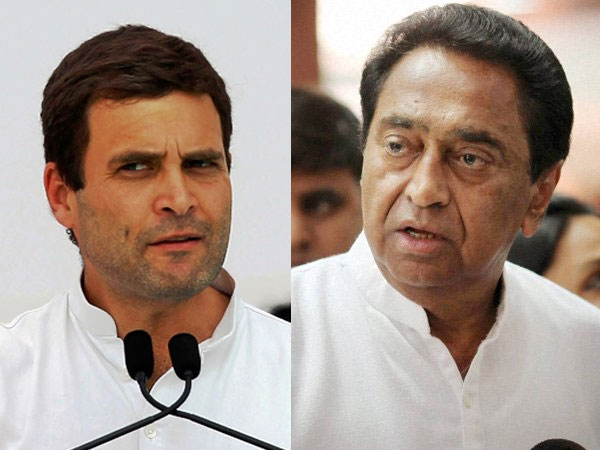 Rahul Gandhi and Kamal Nath Rahul Gandhi and Kamal Nath