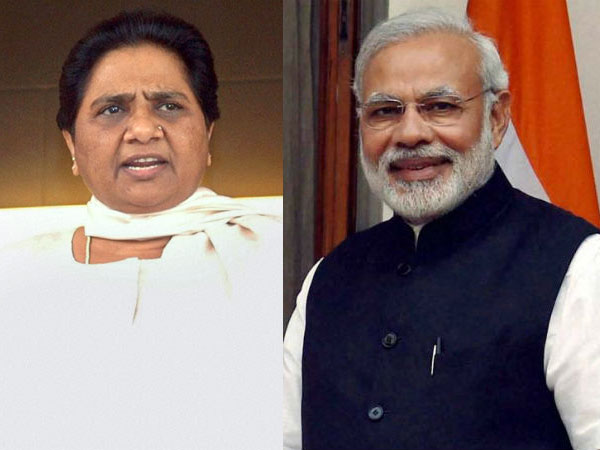 BSP president Maywati and Prime Minister Narendra Modi BSP president Maywati and Prime Minister Narendra Modi