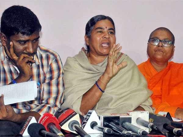 Rohit Vemulass mother Radhika Vemula Rohit Vemulass mother Radhika Vemula