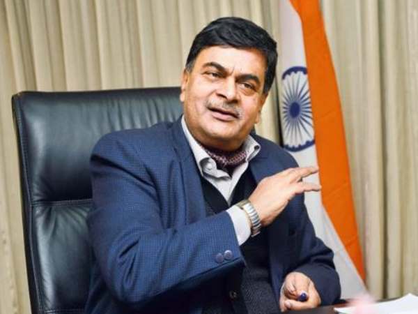 Power minister RK Singh Power minister RK Singh