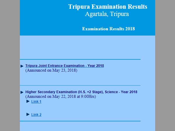 Tripura Board Class 12th Arts, Commerce Results date confirmed Tripura Board Class 12th Arts, Commerce Results date confirmed
