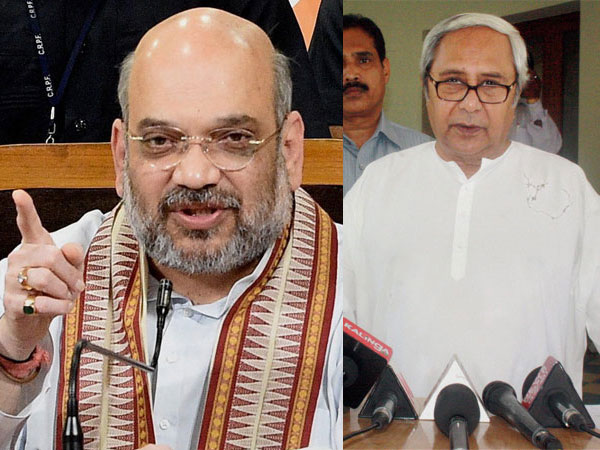 BJP president Amit Shah and Odisha Chief Minister Naveen Patnaik BJP president Amit Shah and Odisha Chief Minister Naveen Patnaik