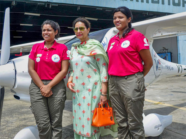 With former Union minister Preneet Kaur
