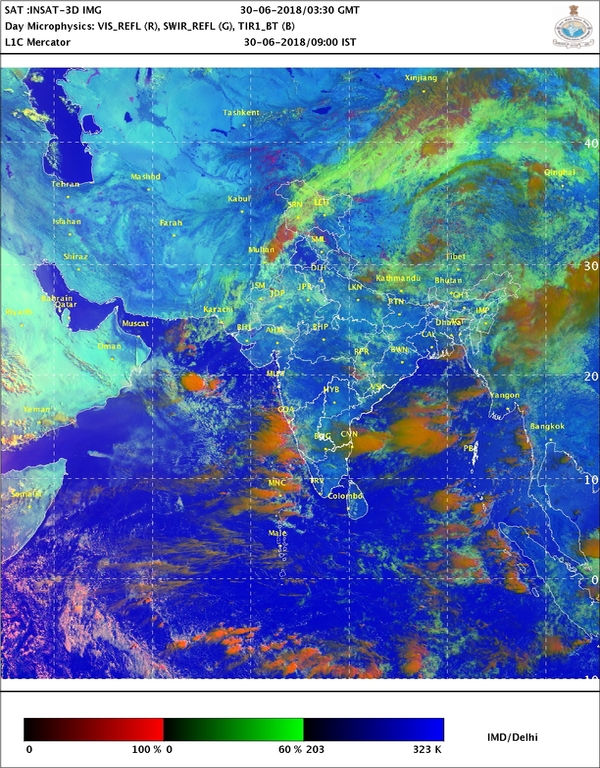 IMDs satellite image (India) IMDs satellite image (India)